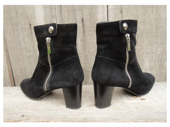 Botas Tod's de ante negro 40 - vista 6