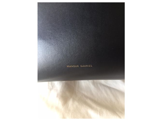 Mansur Gavriel Beuteltasche GM Schwarz - Ansicht 3
