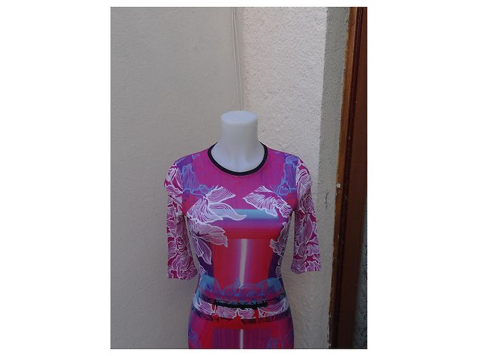 Abito Peter Pilotto Rosa Multicolore in Viscosa - vista 2