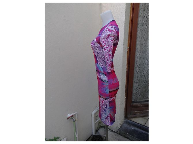 Abito Peter Pilotto Rosa Multicolore in Viscosa - vista 4