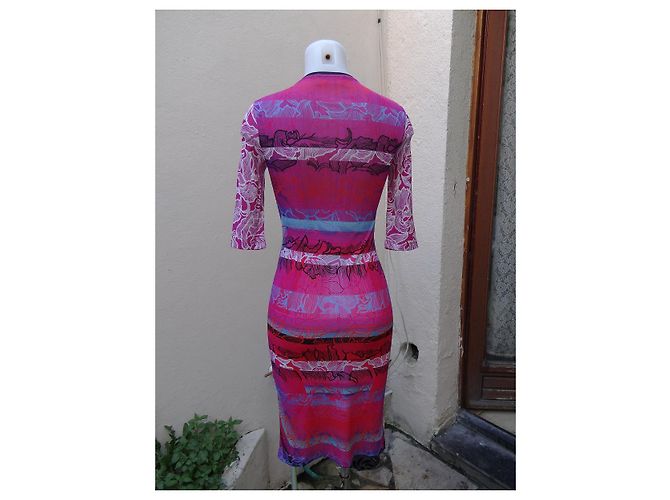 Abito Peter Pilotto Rosa Multicolore in Viscosa - vista 5