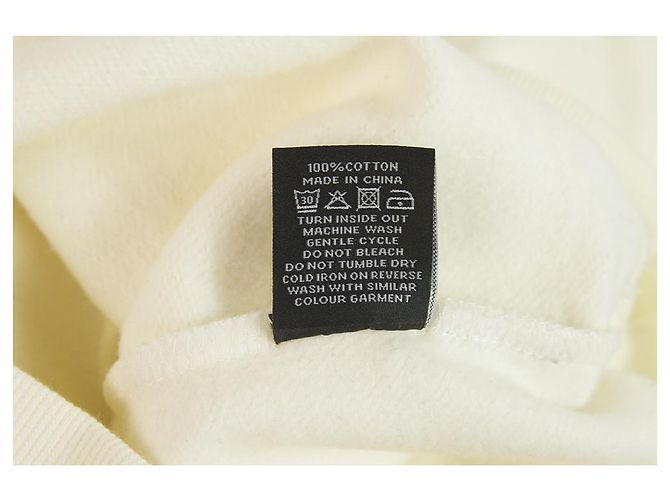 Autre Marque Sweat BOY London Off White Paint Paint Noir Écru - vue 4