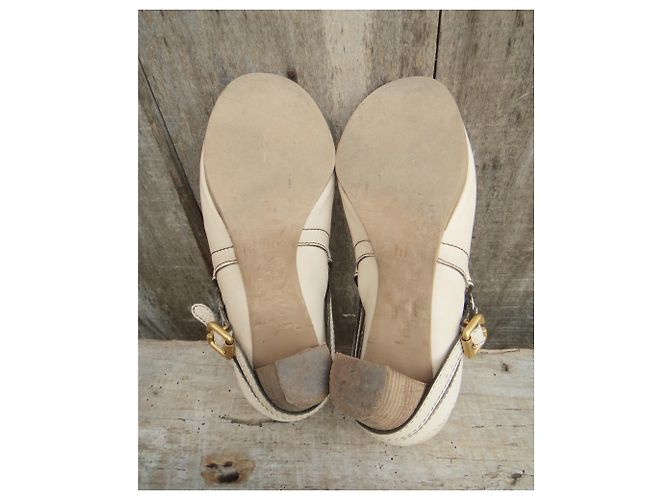 Chloé Leder Stiefeletten beige Größe 36 - Ansicht 6