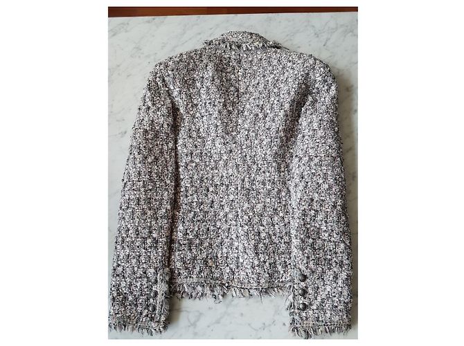 Chanel-Bouclé-Jacke , Rock Anzug Mehrfarben - Ansicht 6