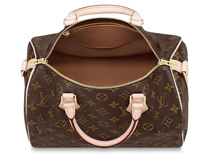 Louis Vuitton Speedy Monogram Bandouliere 30 Braun - vista 3