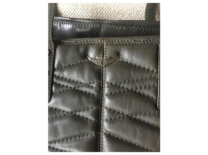 Zadig & Voltaire Ledertasche Khaki - Ansicht 2
