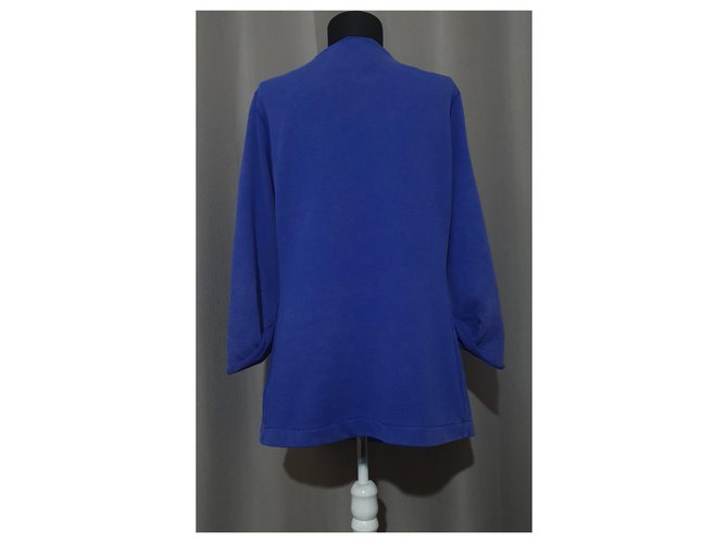 Blazer azul de algodón 5 Preview - vista 3