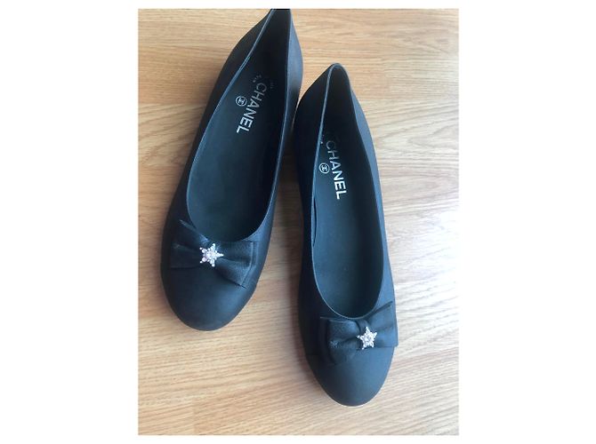 Chanel Ballerine Nere con Cristalli Nero - vista 2