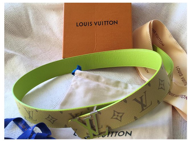 Louis Vuitton cinture Verde - vista 3