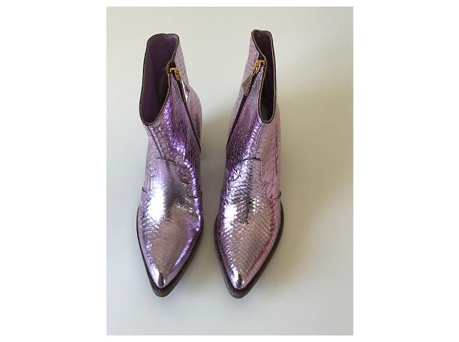 Giancarlo Paoli Botas vaqueras Giancarlopaoli Rosa - vista 3