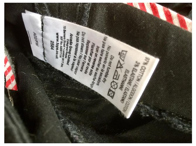 Topshop Falda plisada asimétrica Negro - vista 4