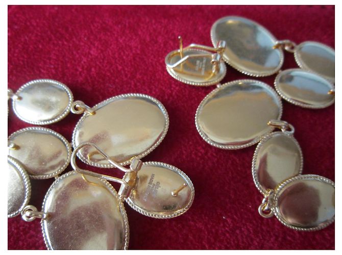 Orecchini Céline in metallo dorato D'oro - vista 4