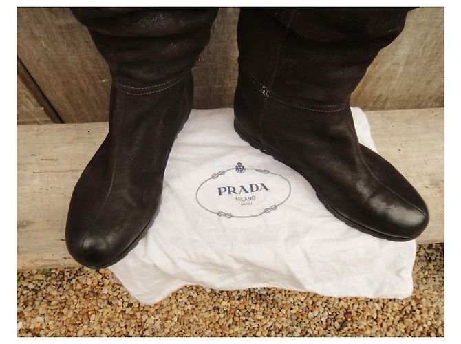 Prada p Botas plisadas 40,5 Nueva condición - vista 4