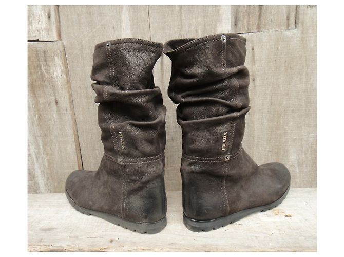 Prada p Botas plisadas 40,5 Nueva condición - vista 9