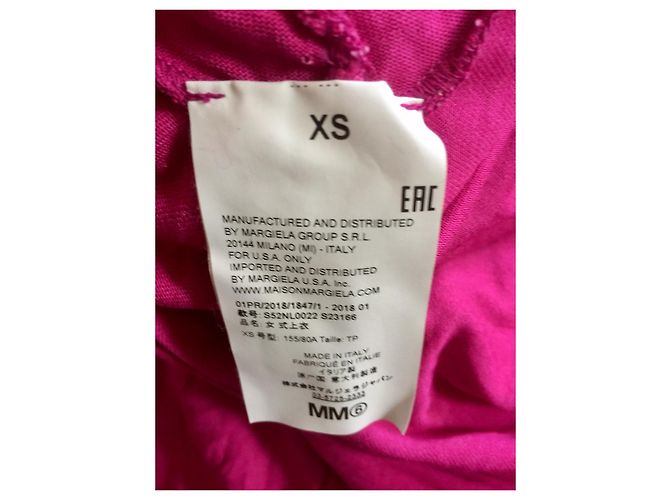 Guerrera asimétrica de MM6 NUEVO Rosa Fucsia - vista 3