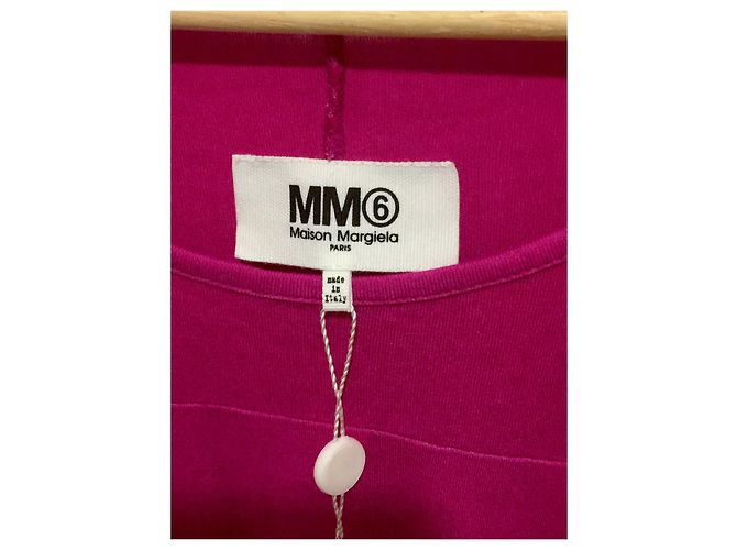Guerrera asimétrica de MM6 NUEVO Rosa Fucsia - vista 4