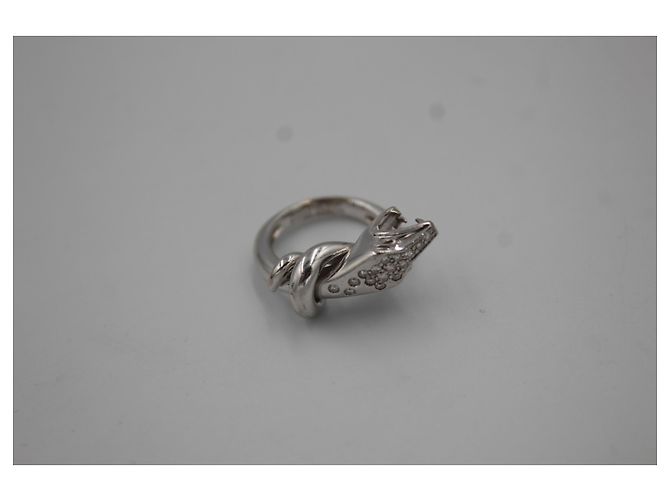 Anello Boucheron Trouble in oro bianco e diamanti Argento - vista 3