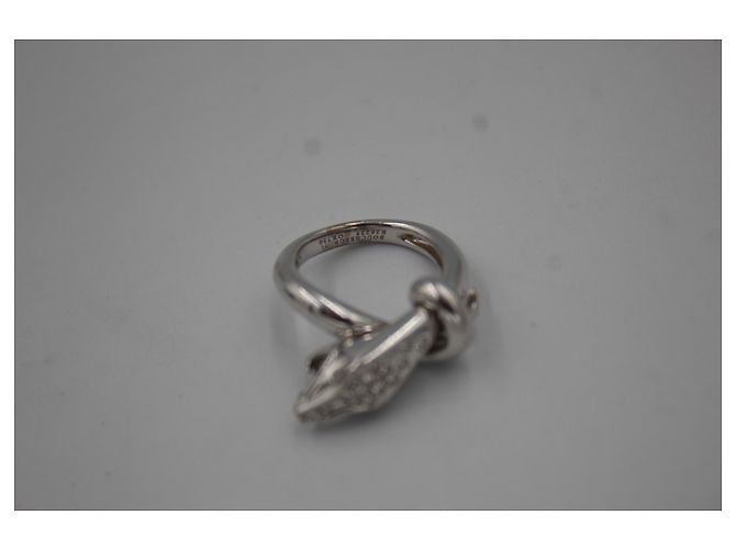 Anello Boucheron Trouble in oro bianco e diamanti Argento - vista 4