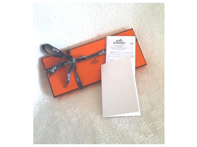 Hermès Laços Amarelo Azul claro - vista 5