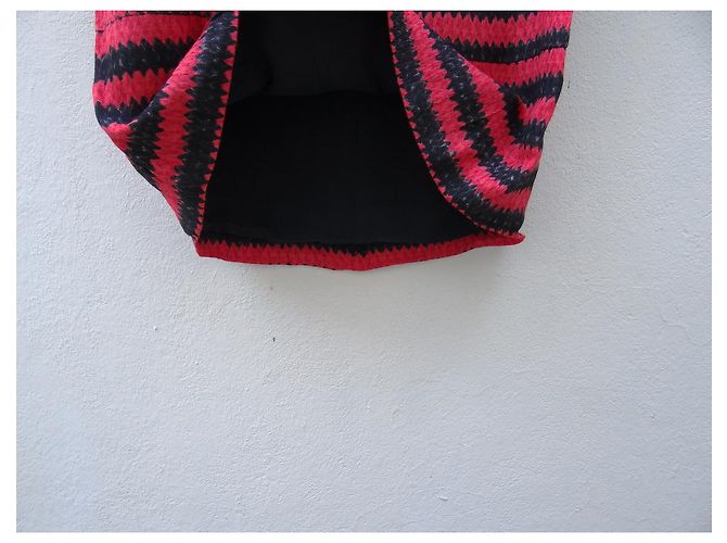 Abito Marni in seta e viscosa nero rosso - vista 6