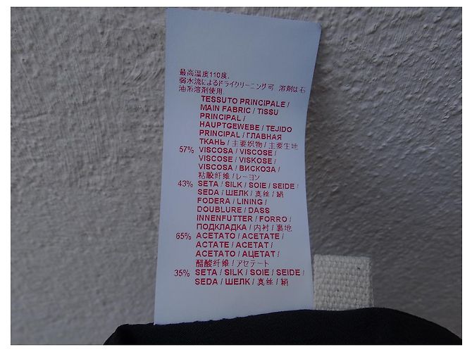 Abito Marni in seta e viscosa nero rosso - vista 9