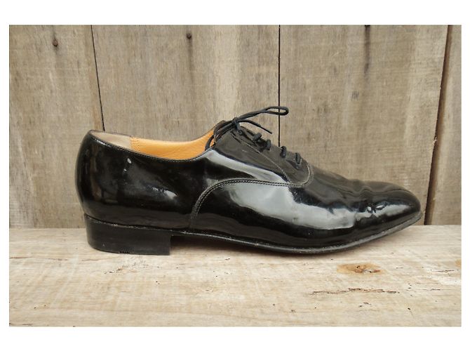 derby verniciati Unic Joseph Fenestrier p 46 Nero - vista 2