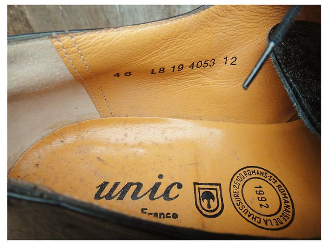 derby verniciati Unic Joseph Fenestrier p 46 Nero - vista 8