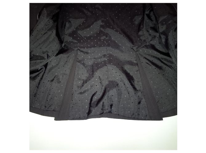 Zara Chaqueta bellamente confeccionada en gris antracita suave con rayas finas. - vista 11