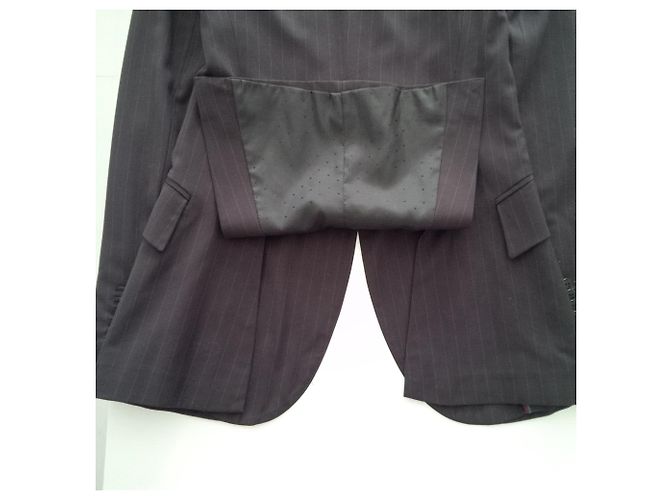 Zara Chaqueta bellamente confeccionada en gris antracita suave con rayas finas. - vista 12