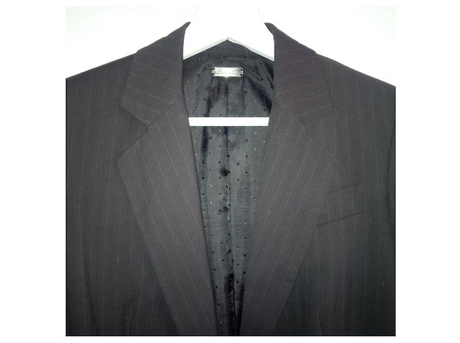 Zara Chaqueta bellamente confeccionada en gris antracita suave con rayas finas. - vista 9