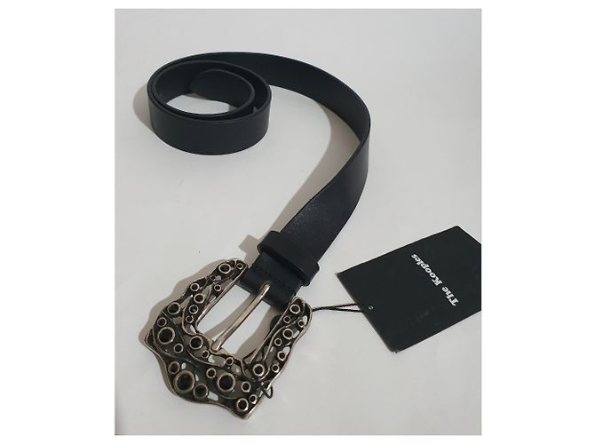 The Kooples Ledergürtel Schwarz Größe S - Ansicht 2