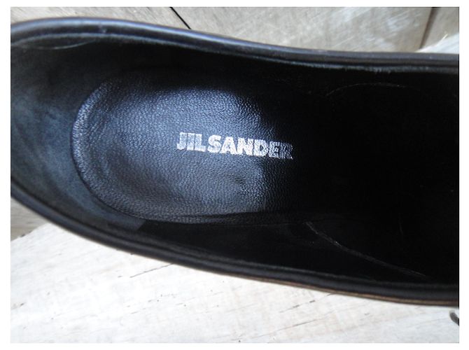 botines bajos con cuña Jil Sander p 40 Negro - vista 2