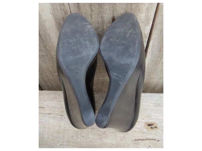 botines bajos con cuña Jil Sander p 40 Negro - vista 6