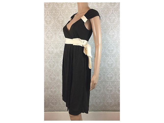 Diane Von Furstenberg DvF Dora abito avvolgente vintage Marrone Crudo - vista 2