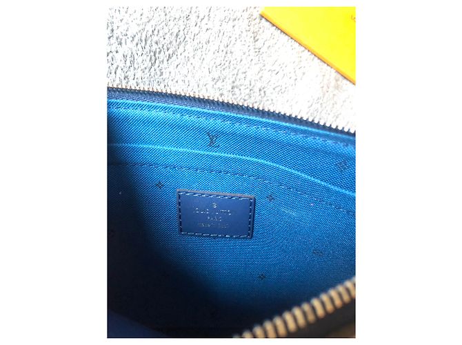 Neverfull Louis Vuitton LV Monogramm blau Kupplung - Ansicht 3