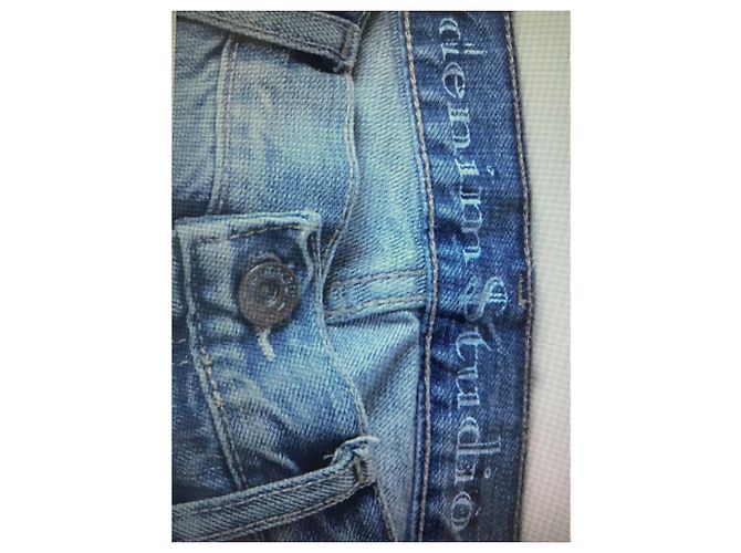 Autre Marque Denim Studio Watch Bleach Jeans Azul claro - vista 4