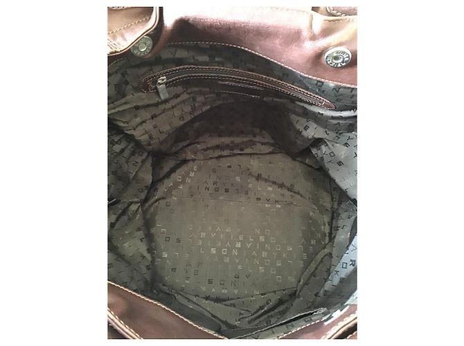 Borsa tote Sonia Rykiel Marrone scuro - vista 4