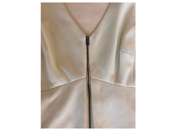 Bcbg Max Azria Lemon Yellow Cotton Dress - view 4