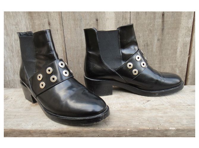 Sandro Lederstiefel schwarz 40 - Ansicht 3