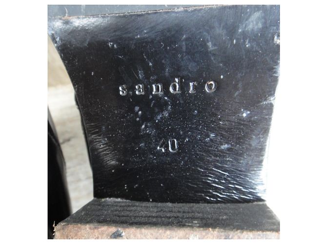 Sandro Lederstiefel schwarz 40 - Ansicht 7