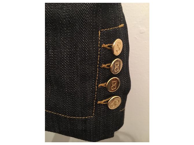 Chaqueta Dolce & Gabbana Azul Marino de Algodón Azul oscuro - vista 4