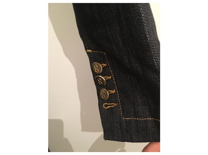 Chaqueta Dolce & Gabbana Azul Marino de Algodón Azul oscuro - vista 5