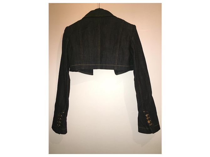 Chaqueta Dolce & Gabbana Azul Marino de Algodón Azul oscuro - vista 6