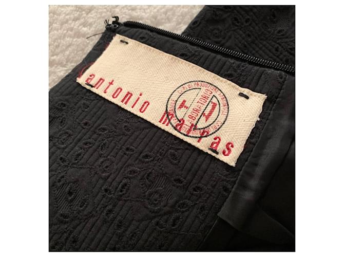 Antonio Marras Falda de algodón negro - vista 10