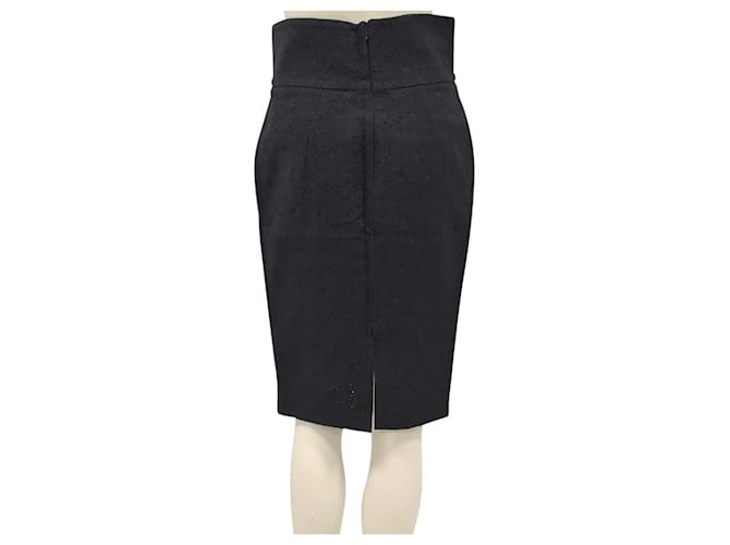Antonio Marras Falda de algodón negro - vista 2