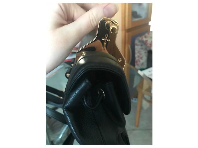 M2malletier Leather Backpack Black - view 5