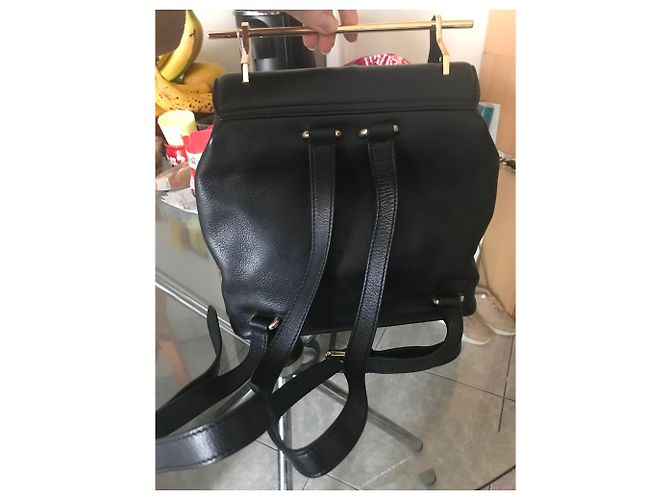 M2malletier Leather Backpack Black - view 6