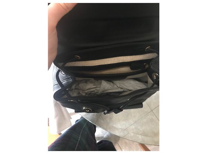 M2malletier Leather Backpack Black - view 8