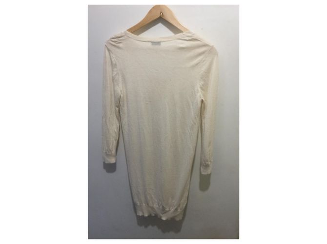 Joseph Vestido de punto de cachemir y seda Crudo - vista 3