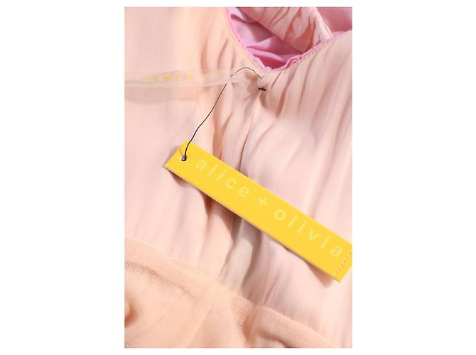 Alice + Olivia Seidenkleid Mehrfarbig Größe M Mehrfarben - Ansicht 3